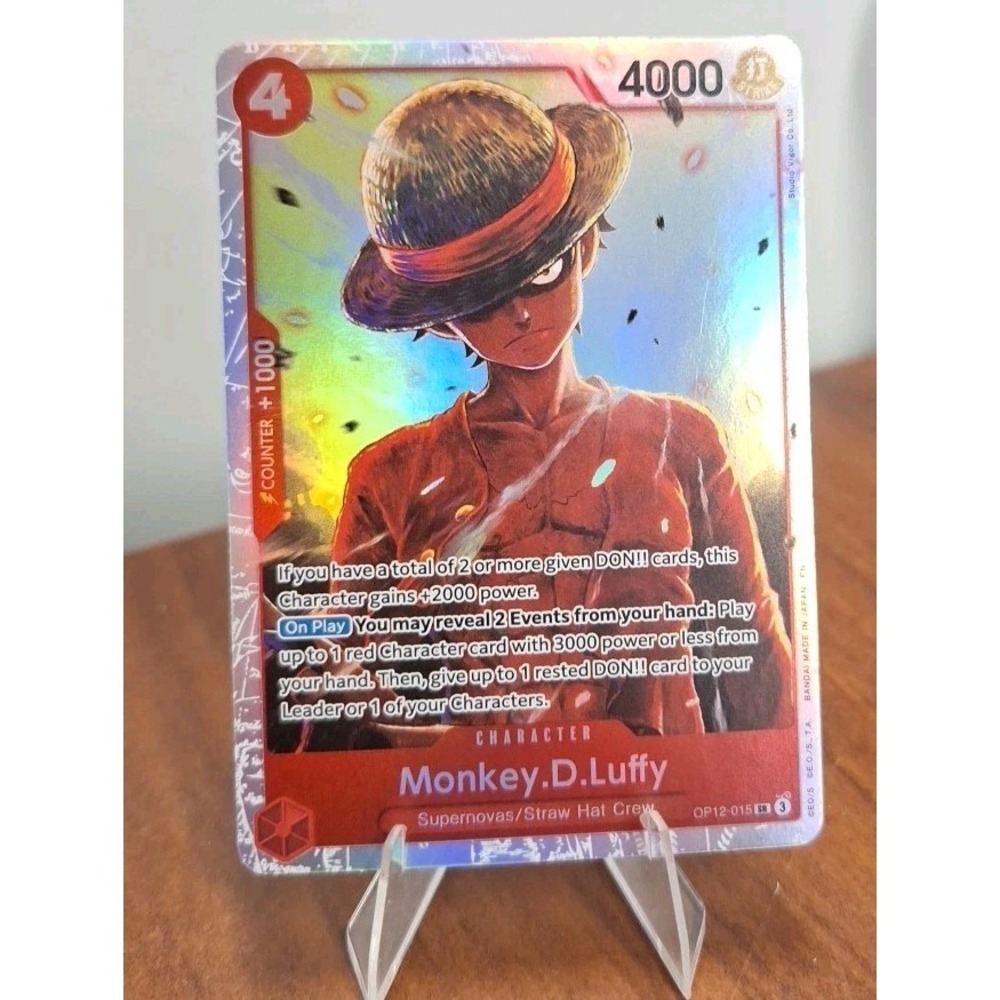 One Piece Legacy of the Master Monkey D‎ Luffy #OP12-015  Foil TCG op12 015